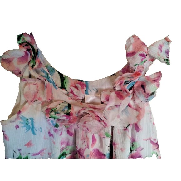 Blueberi Boulevard Pastel Colorful Floral Sleeveless Dress Girls Size 3T - Picture 5 of 10